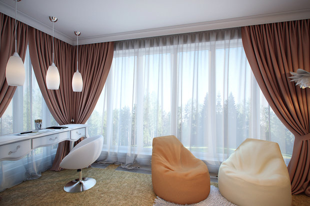 Фотография: Офис в стиле Современный, Дом, Цвет в интерьере, Дома и квартиры, Белый, Проект недели – фото на INMYROOM