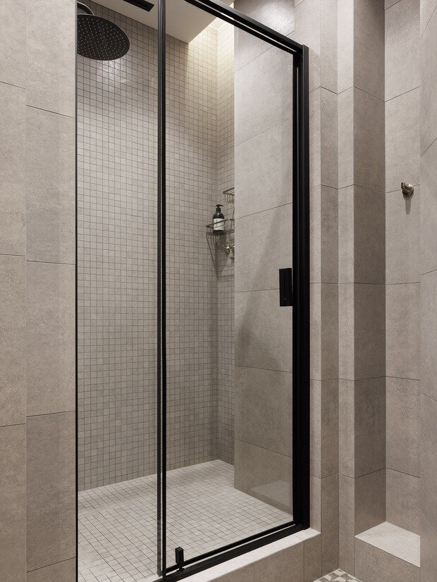 Фотография: Ванная в стиле Современный, Квартира, Проект дня, Санкт-Петербург, Кирпичный дом, Более 90 метров, современный с элементами классики и роскоши, Наталия Шмидт – фото на INMYROOM