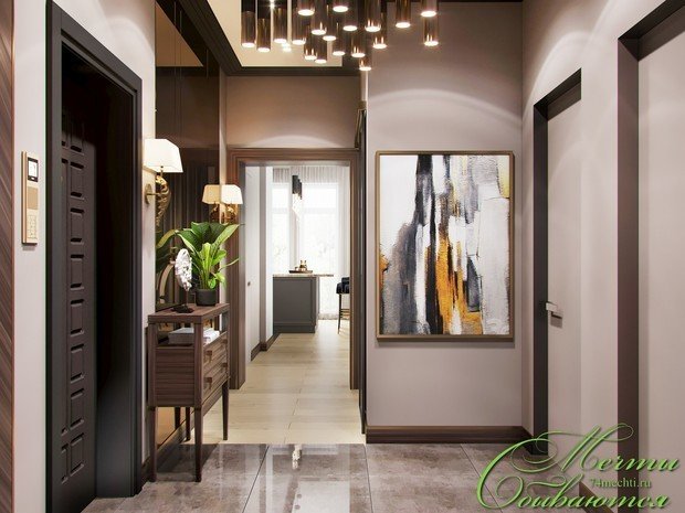 Фото из портфолио Гостиная и кухня в пентхаусе – фотографии дизайна интерьеров на INMYROOM