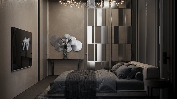 Фото из портфолио Апартаменты в Москва-Сити – фотографии дизайна интерьеров на INMYROOM