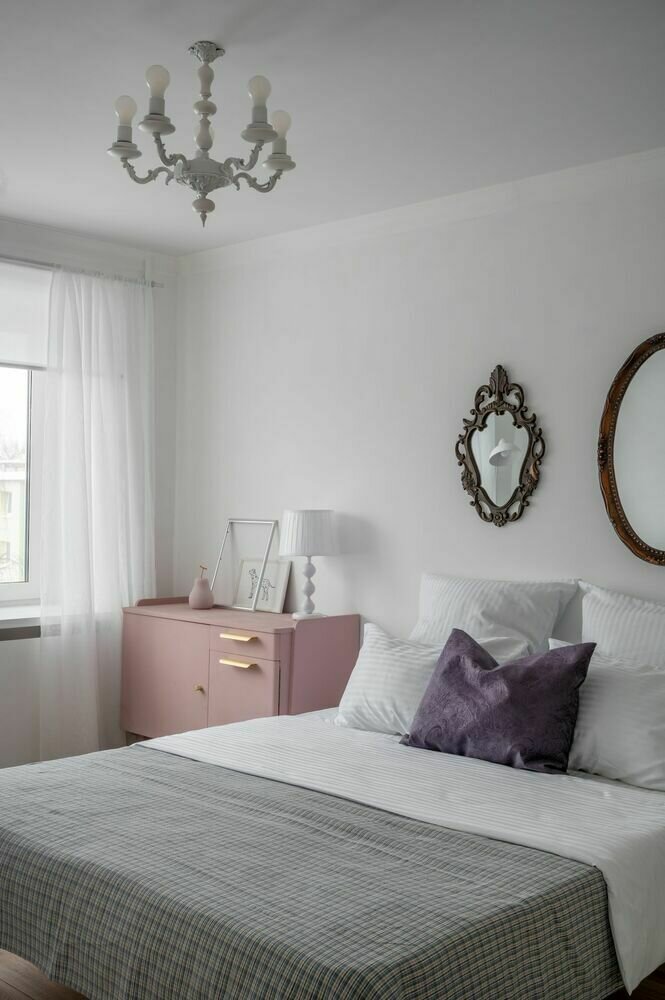 Фотография: Спальня в стиле Скандинавский, Современный, Эклектика, Минимализм, Проект недели, 2 комнаты, 40-60 метров – фото на INMYROOM