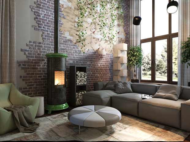 Фото из портфолио немного Лофта – фотографии дизайна интерьеров на INMYROOM