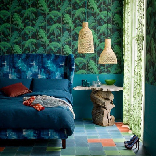 Фотография: Спальня в стиле Эклектика, Декор интерьера, Дизайн интерьера, Цвет в интерьере, Черный – фото на INMYROOM