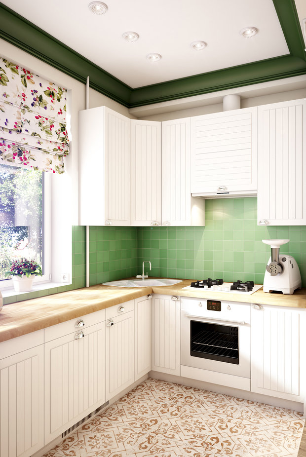 Фотография: Кухня и столовая в стиле Прованс и Кантри, Дом, Проект недели, Марина Саркисян, Московская область, Таунхаус, КП Кронбург – фото на INMYROOM