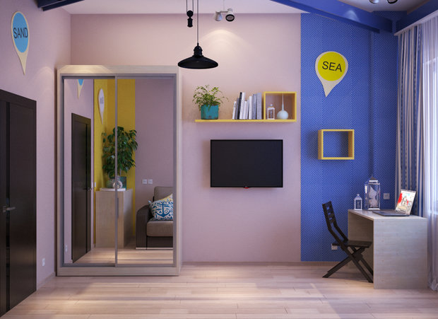 Фото из портфолио Свежий интерьер для хостела - 3 идеи от Design Ideas Crimea – фотографии дизайна интерьеров на INMYROOM