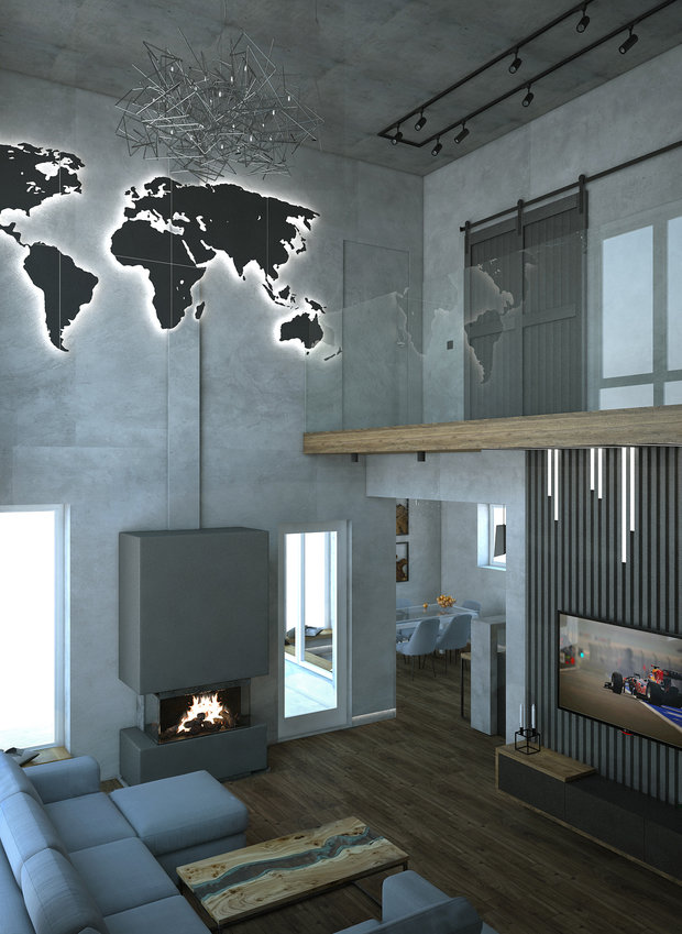 Фото из портфолио Дом в стиле минимализм – фотографии дизайна интерьеров на INMYROOM