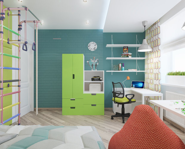 Фото из портфолио ЖК Преображенский, 98 м2 – фотографии дизайна интерьеров на INMYROOM