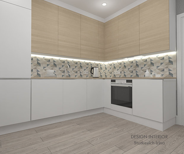 Фото из портфолио Проект в серо-синих тонах – фотографии дизайна интерьеров на INMYROOM