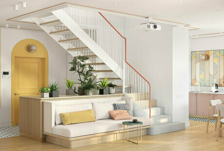 Дизайн интерьера двухуровневой квартиры в г. Раменское