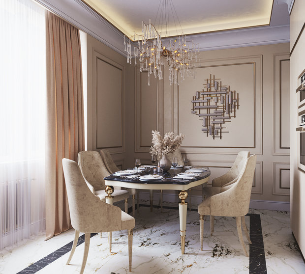 Фото из портфолио В блеске латуни – фотографии дизайна интерьеров на INMYROOM