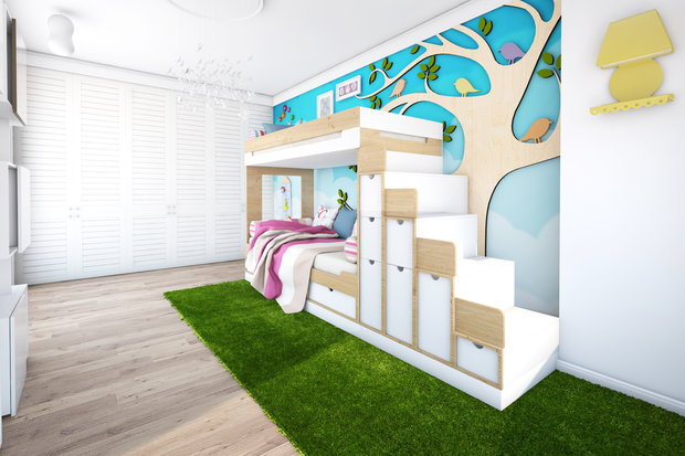 Фото из портфолио Двухкомнатная квартира на Новороссийской – фотографии дизайна интерьеров на INMYROOM