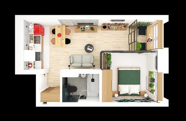 Фото из портфолио Apartment 4 architect – фотографии дизайна интерьеров на INMYROOM