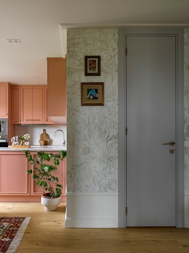 Фотография: Кухня и столовая в стиле Прованс и Кантри, Эклектика, Винтажный, Квартира, Проект недели, Москва, Панельный дом, 2 комнаты, 40-60 метров, Наталья Митракова, II-68-01 – фото на INMYROOM