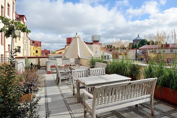 Фото из портфолио Квартира с собственной террасой на крыше – фотографии дизайна интерьеров на INMYROOM