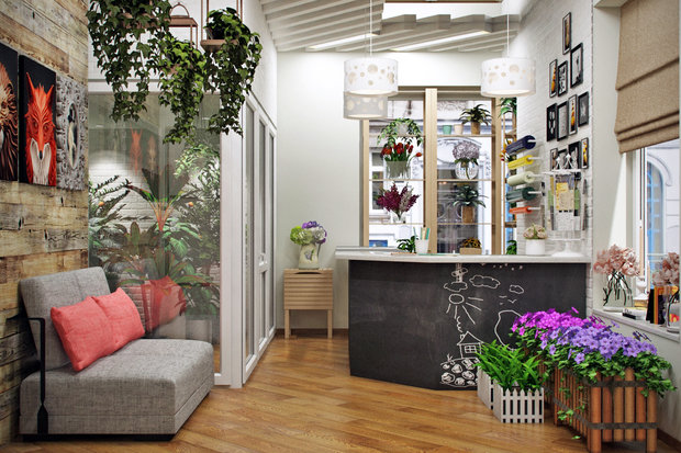 Фото из портфолио Цветочный магазин – фотографии дизайна интерьеров на INMYROOM