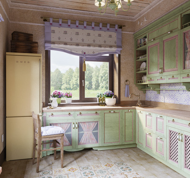 Фото из портфолио Деревенский прованс под Томском – фотографии дизайна интерьеров на INMYROOM