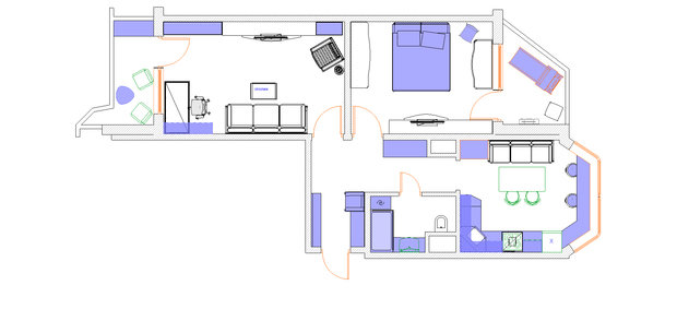 Фотография: Планировки в стиле , Квартира, Дома и квартиры, Перепланировка, П44т – фото на INMYROOM