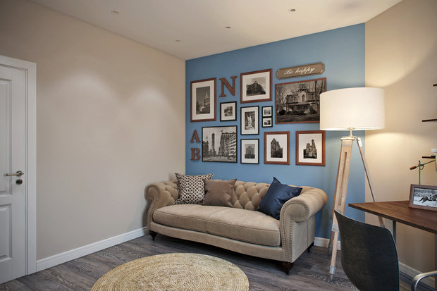 Фото из портфолио Квартира 115 кв.м. в стиле эклектика в ЖК Балтийский квартет. – фотографии дизайна интерьеров на INMYROOM