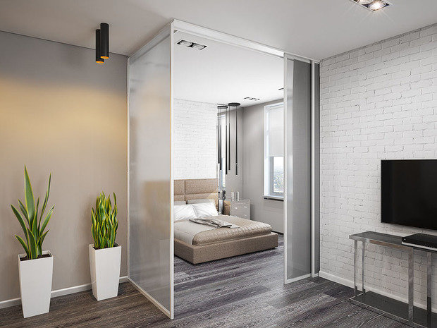 Фото из портфолио Квартира-студия – фотографии дизайна интерьеров на INMYROOM