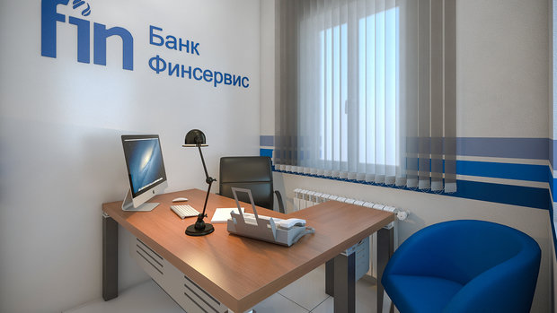 Фото из портфолио Дизайн банка ОАО «Банк Финсервис» – фотографии дизайна интерьеров на InMyRoom.ru