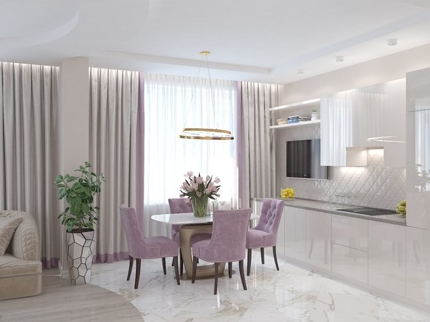 Фото из портфолио Дизайн 4-х комнатной квартиры Балашиха – фотографии дизайна интерьеров на INMYROOM