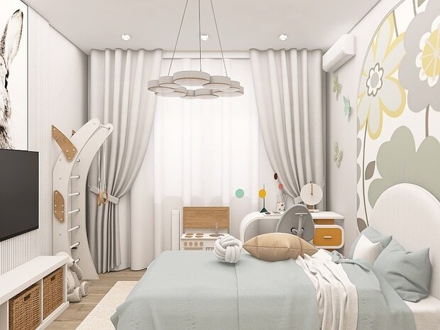 Фото из портфолио Детская для девочки – фотографии дизайна интерьеров на INMYROOM