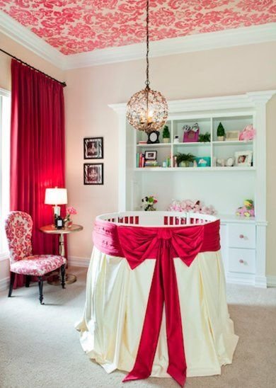 Фотография: Спальня в стиле Прованс и Кантри, Декор интерьера, Дизайн интерьера, Цвет в интерьере, Потолок – фото на INMYROOM