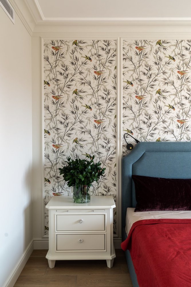 Фотография: Спальня в стиле Классический, Современный, Квартира, Белый, Проект дня, Москва, Бежевый, 3 комнаты, Более 90 метров, Кристина Изотова – фото на INMYROOM Фотография: Спальня в стиле Классический, Современный, Квартира, Белый, Проект дня, Москва, Бежевый, 3 комнаты, Более 90 метров, Кристина Изотова – фото на INMYROOM