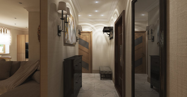 Фото из портфолио Тепло бежевых оттенков – фотографии дизайна интерьеров на INMYROOM