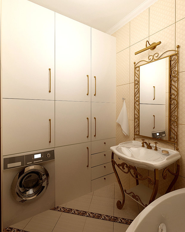 Фотография: Ванная в стиле Классический, Современный, Эклектика – фото на INMYROOM