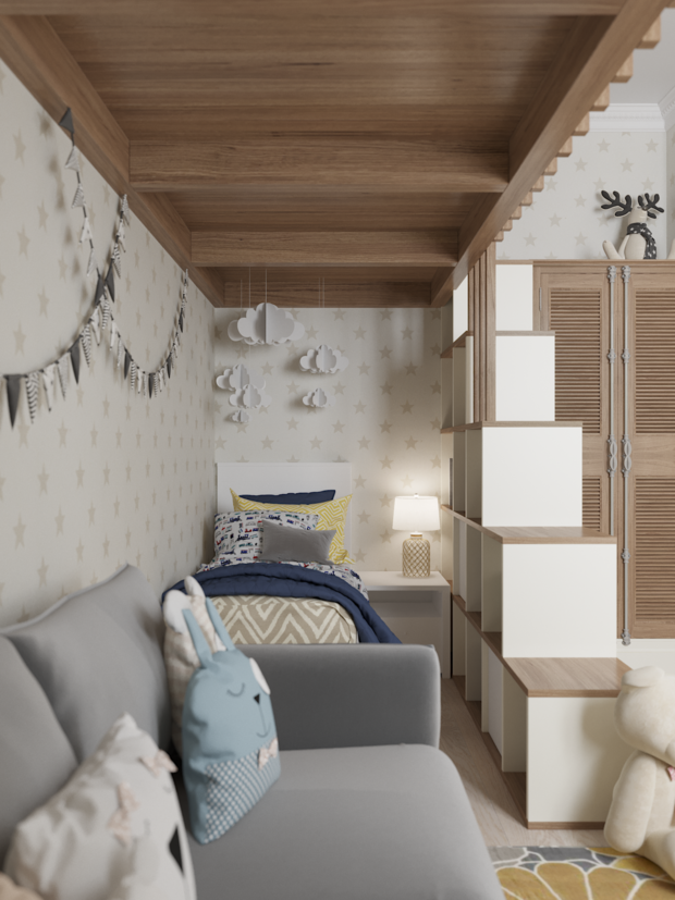 Фотография: Детская в стиле Скандинавский, Гид, Елена Иванова, Никита Зуб, Co:Interior, OM Design, энциклопедия_перепланировка, Cartelle Design, энциклопедия_интерьер, IN MY BOX, премия 2018 INMYROOM – фото на INMYROOM