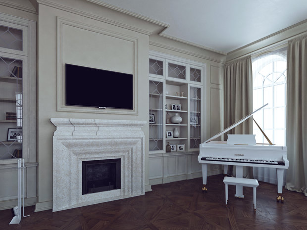 Фото из портфолио Вольная классика – фотографии дизайна интерьеров на INMYROOM