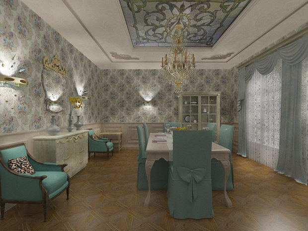 Фото из портфолио Столовая в классическом стиле. – фотографии дизайна интерьеров на INMYROOM