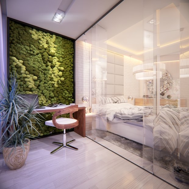 Фотография: Спальня в стиле Современный, Эклектика, Квартира, Проект недели – фото на INMYROOM