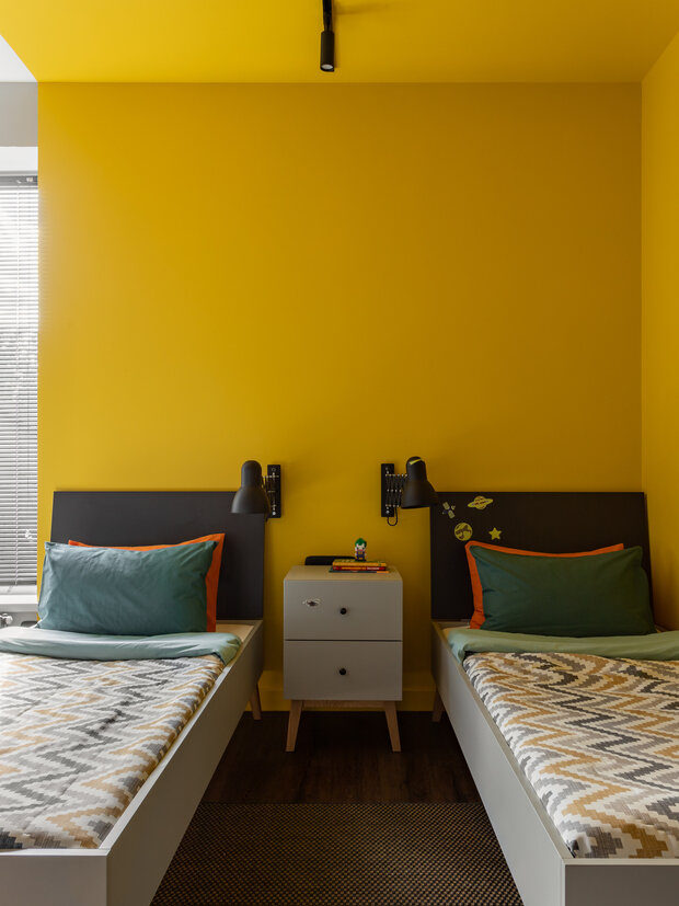 Фотография: Детская в стиле Современный, Минимализм, Дом, Проект недели, Дом и дача, 4 и больше, Более 90 метров, Челябинская область, Денис Тарасенко, Олеся Тарасенко – фото на INMYROOM