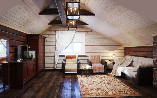 Фото из портфолио Гостевой дом-баня, г.Москва – фотографии дизайна интерьеров на INMYROOM