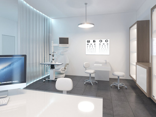 Фото из портфолио салон оптики – фотографии дизайна интерьеров на INMYROOM