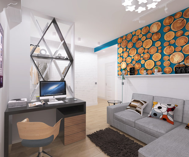 Фото из портфолио Улица Зелинского, 86 м2 – фотографии дизайна интерьеров на INMYROOM