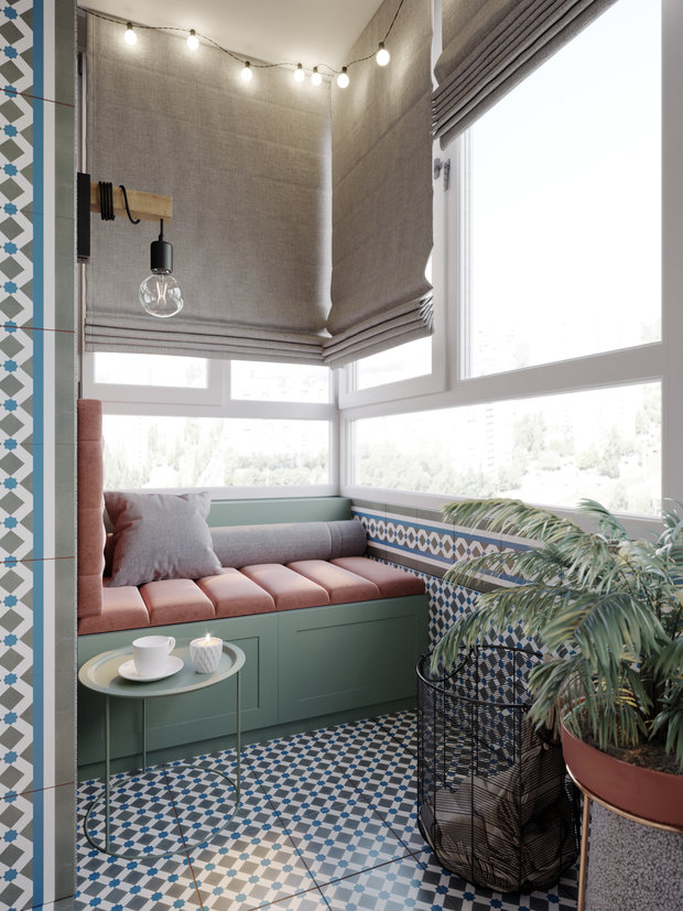 Фото из портфолио  Apartment «Summer garden»  – фотографии дизайна интерьеров на INMYROOM