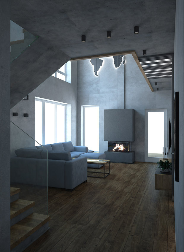 Фото из портфолио Дом в стиле минимализм – фотографии дизайна интерьеров на INMYROOM