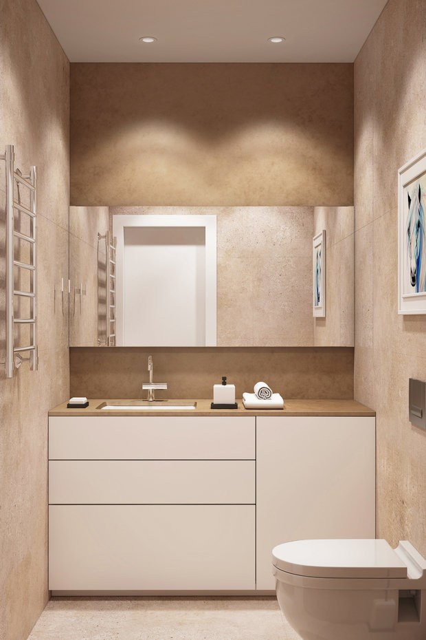 Фотография: Ванная в стиле Скандинавский – фото на INMYROOM