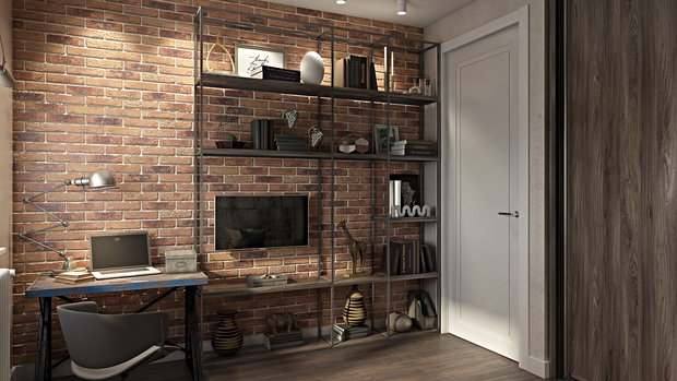 Фото из портфолио Лофт на Союзном проспекте – фотографии дизайна интерьеров на INMYROOM