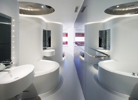 Фотография: Ванная в стиле Хай-тек, Дома и квартиры, Городские места – фото на INMYROOM