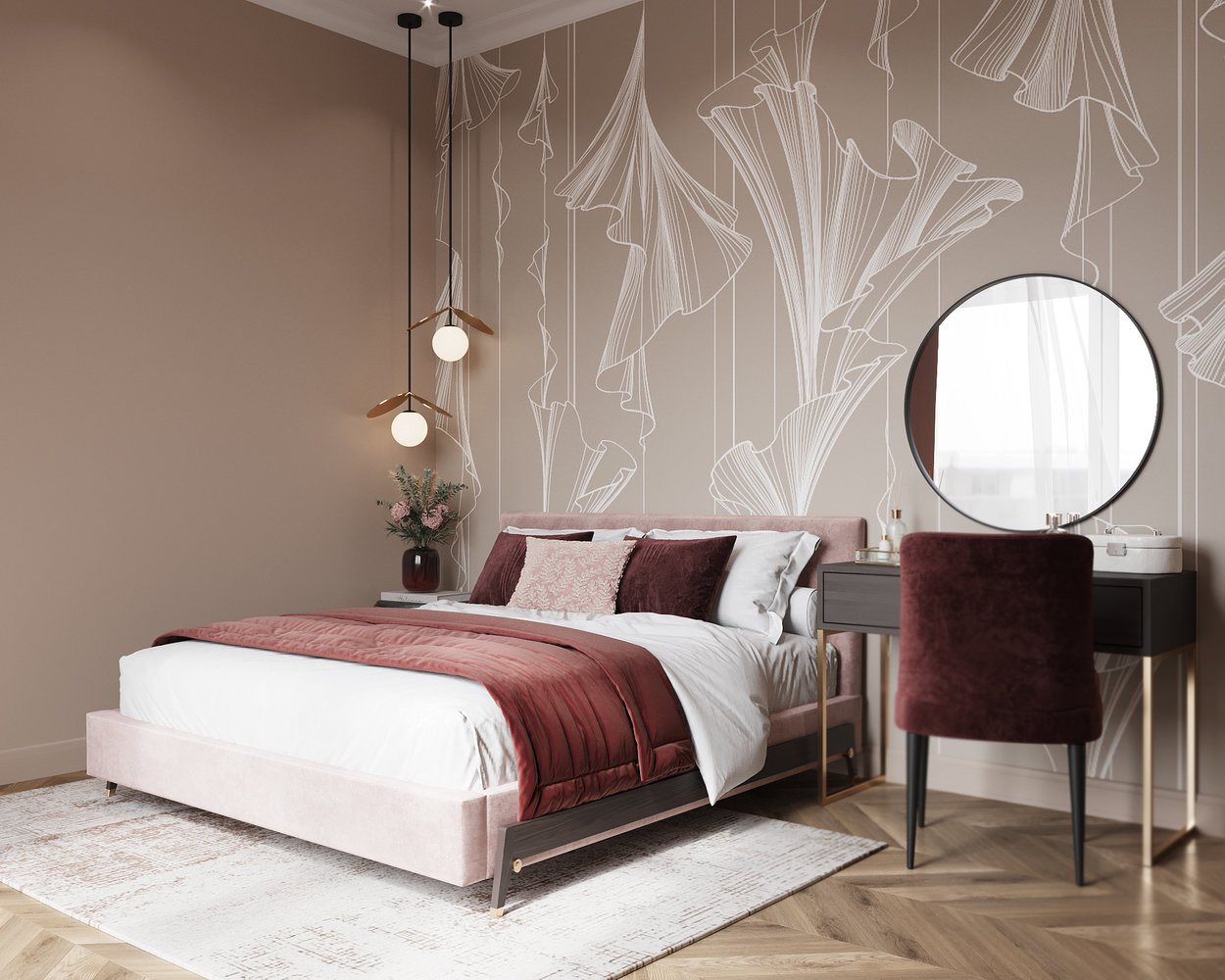 Фотография: Спальня в стиле Классический, Современный, Эклектика, Квартира, Проект недели, Санкт-Петербург, 4 и больше, 60-90 метров, Елена Лебедева – фото на INMYROOM