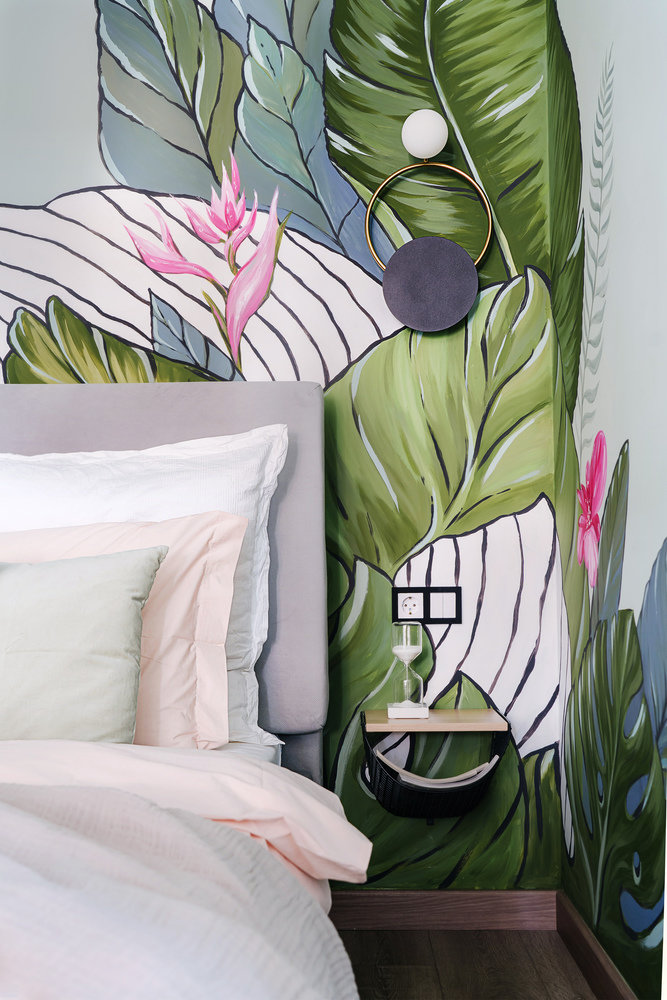 Фотография: Спальня в стиле Современный, Квартира, Проект недели, Казахстан, 3 комнаты, 60-90 метров, Алматы, Анна Аранович – фото на INMYROOM