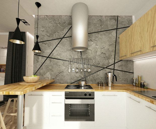 Фотография: Кухня и столовая в стиле Лофт, Современный – фото на InMyRoom.ru