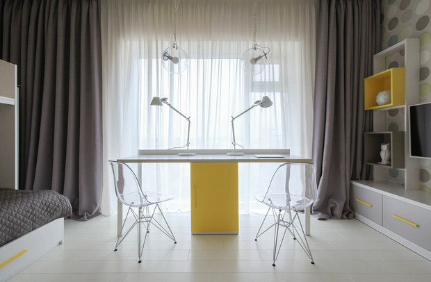 Фотография: Детская в стиле Современный, Хай-тек, Квартира, Россия, KARE Design, Минимализм, Проект недели, H&M Home, Новая Москва, Little Greene, Tolomeo Table mini, Eames DSR, Tolomeo Faretto, MH Living, ROS, Dimensions Sten, TresTintas, Григорий Лопатка, Юлия Лопатка, ДизайновТочкаРу – фото на INMYROOM