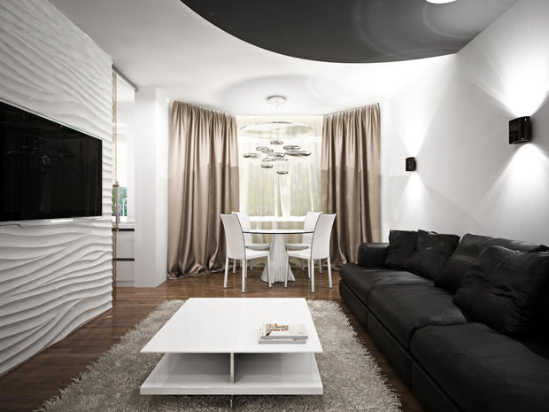 Фото из портфолио Черное и белое  – фотографии дизайна интерьеров на INMYROOM