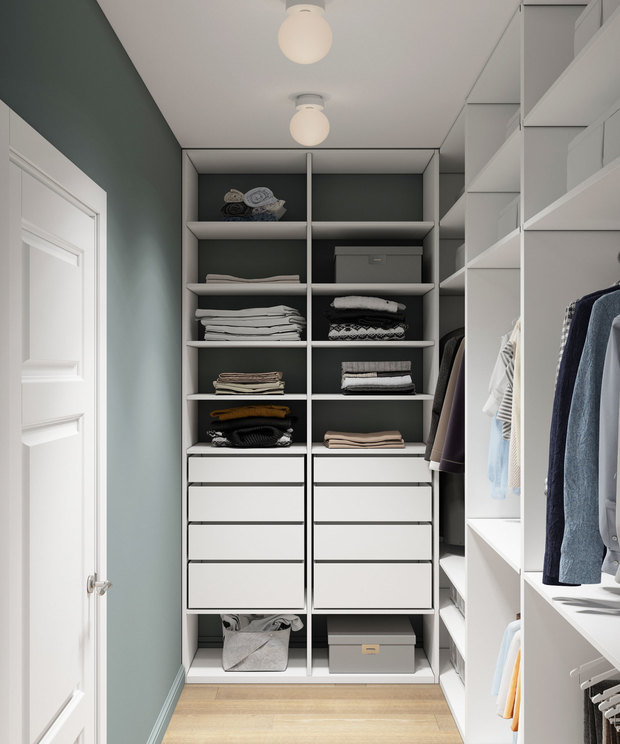 Фото из портфолио Трехкомнатная квартира для молодой семейной пары – фотографии дизайна интерьеров на INMYROOM