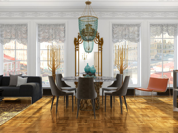 Фото из портфолио Дизайн квартиры в комплексе "Царская столица" 2 – фотографии дизайна интерьеров на INMYROOM